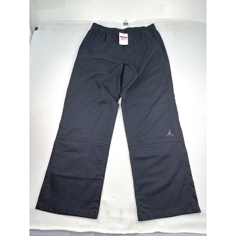 Jordan Mens Black Woven Utility Pants Standard Fit HF9329-010 L